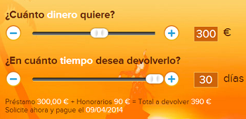 simulador de dinero y tiempo de devolución